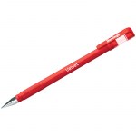 Ручка гелевая красная 0,5мм Berlingo Velvet прорезиненный корпус