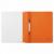 Скоросшиватель пластиковый А4 Brauberg 130/180мкм оранжевый